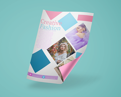 Fashion Flyer. branding fashion flyer flyerdesign graphic design logo print typography ui