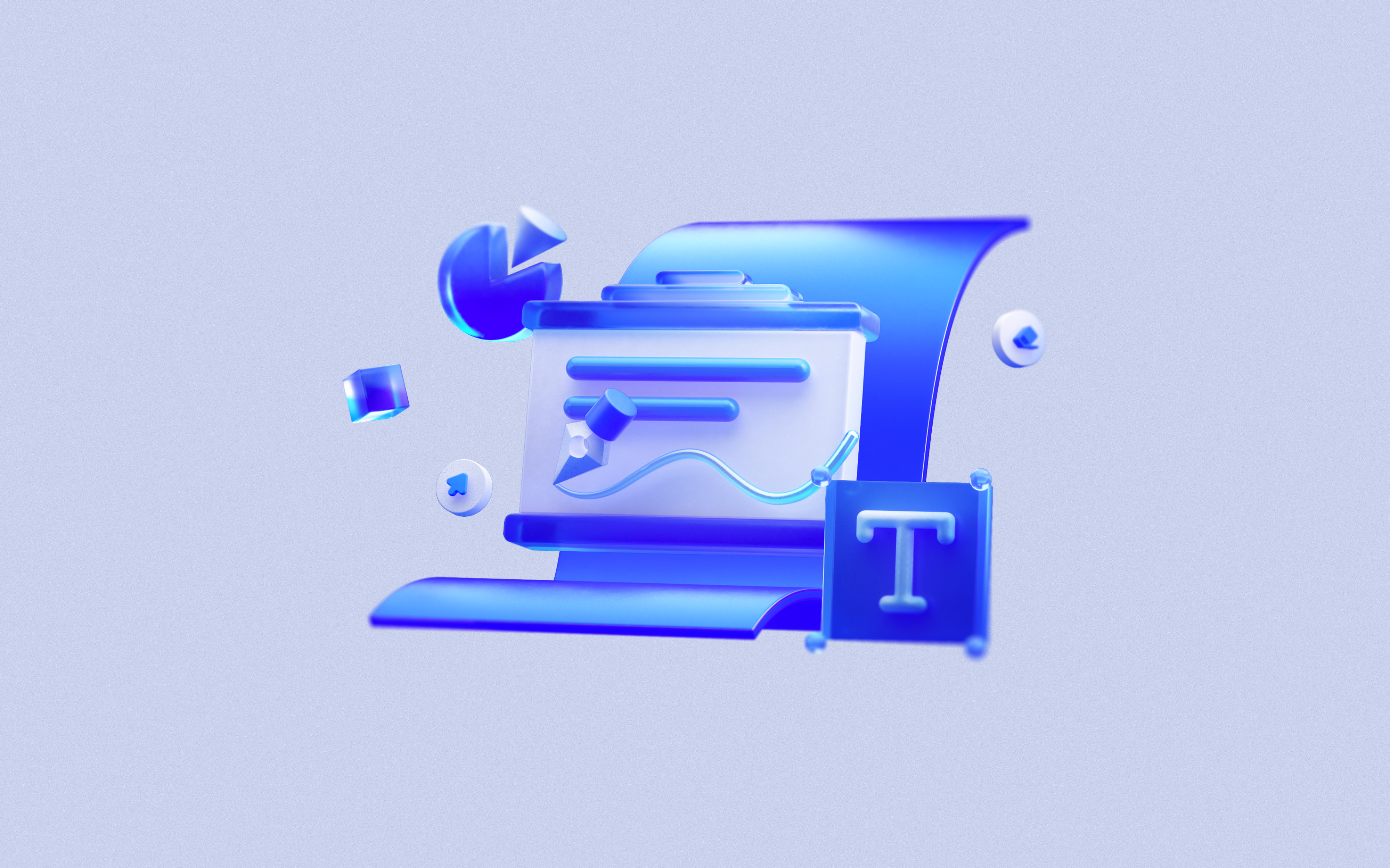 Office 3D icon 3d blue branding c4d design glass graphic design icon office ui web