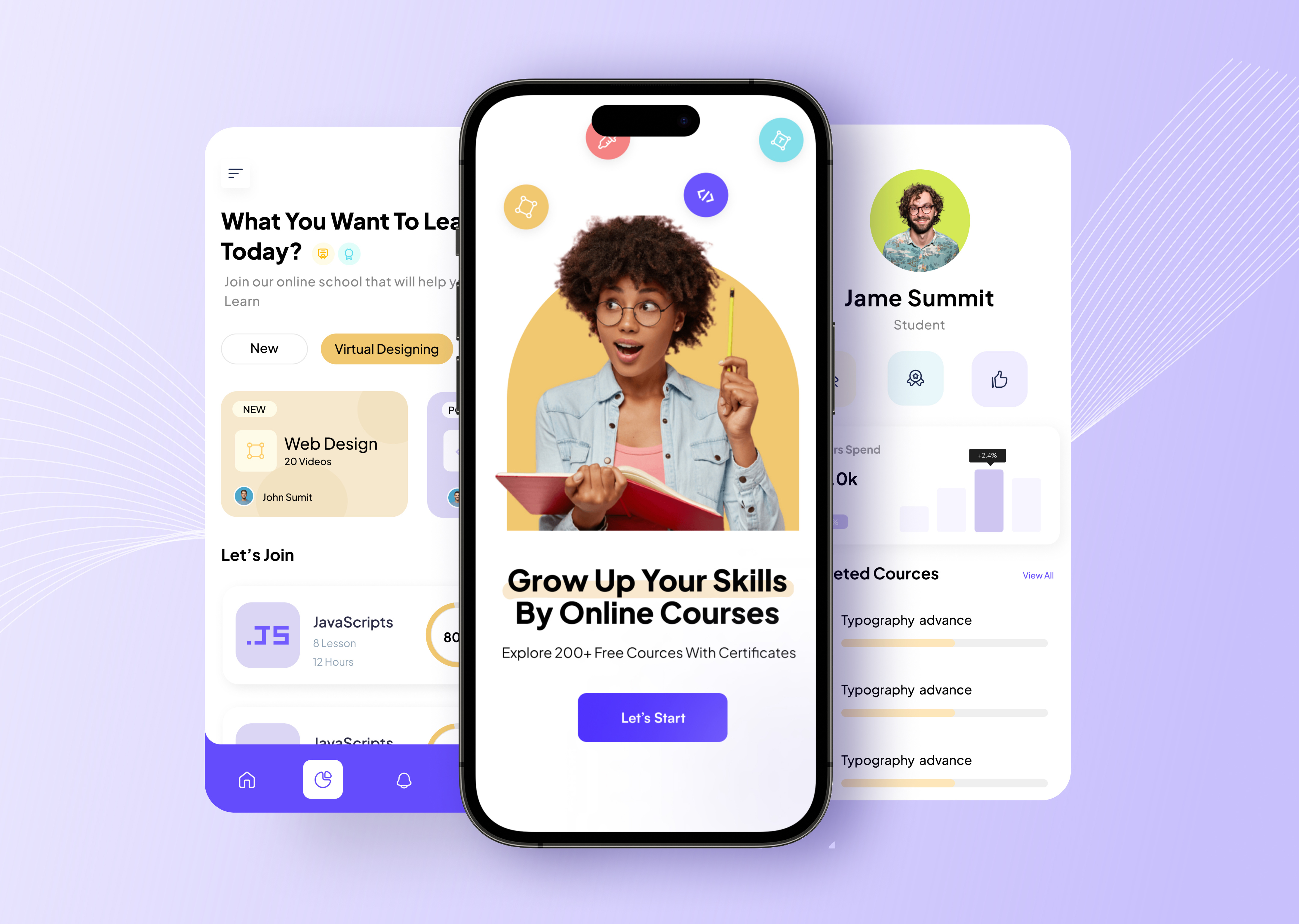 Education App by UIFry on Dribbble