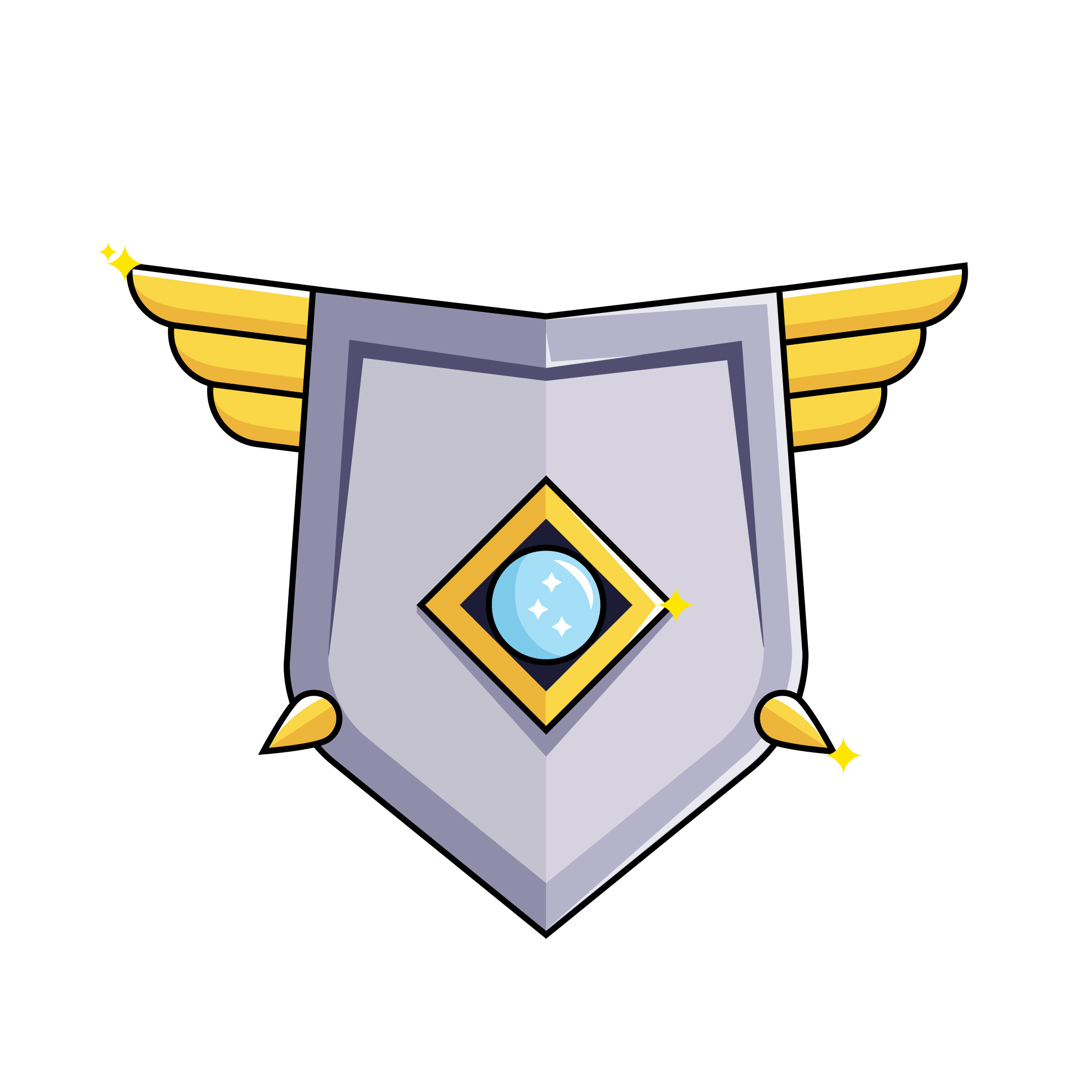 Hero's shield animation branding cards digital game graphic design hero icon illustration logo magic motion graphics nft shield