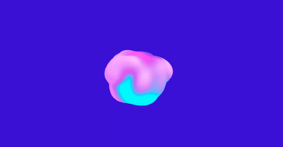 Mesmerizing 3D Blob 3d animation graphic design motion graphics ui