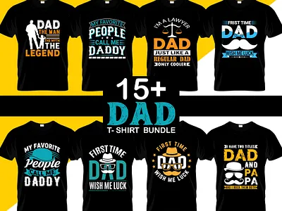 Dad t-shirt design bundle fathers day gift