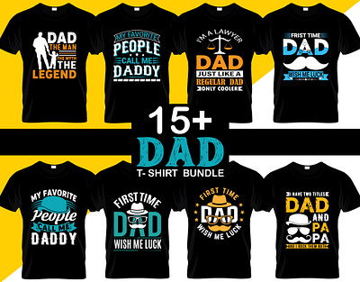 Dad t-shirt design bundle fathers day gift