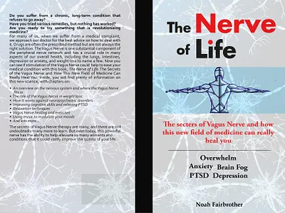 The Nerve of life book cover book cover design graphic design illustration inspiration nerve science