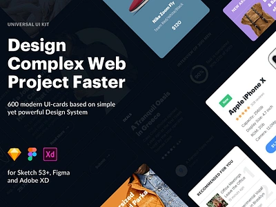 Universal UI Kit blog dashboard ecommerce magazine online media popups ui ui components ui kit web ui web ui kit widgets