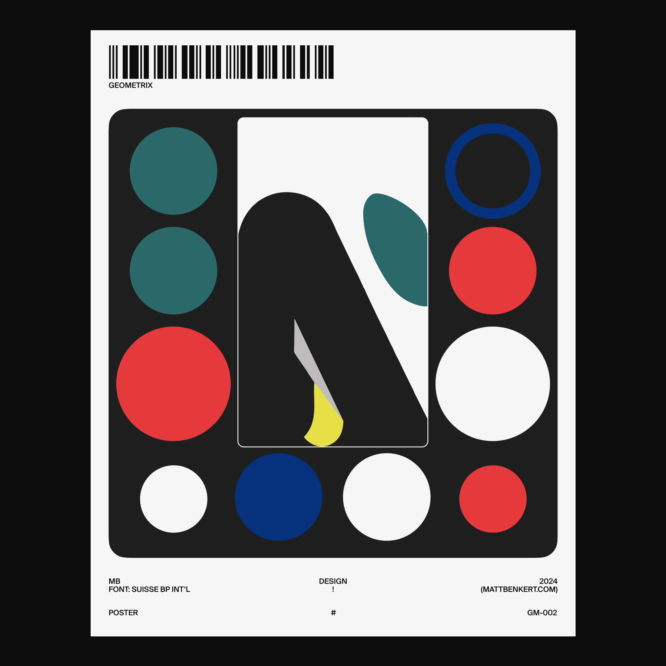 GEOMETRIX — GM.002 bauhaus clean design graphic design layout minimal type typography