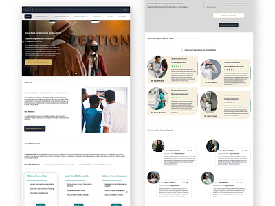 Healthcare Portal healcare resource healthcare design telemedcine ui ux website design