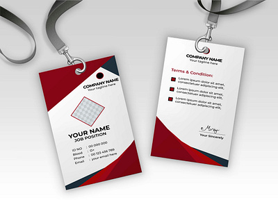 New Id card design for your company. member