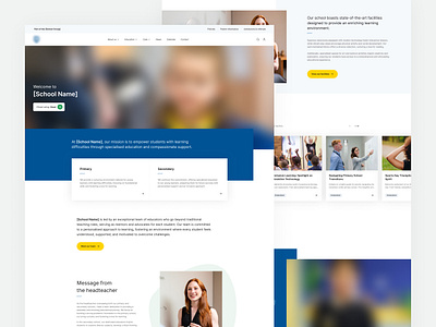 School Group (undisclosed) — Website Design design figma product design ui ui design ux ux design web design
