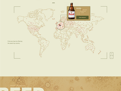 sediento · PREMIUM BEER SHOP · Landing page shot_1 beer figma landing landingpage map miguelrecio page ui web webdesign website