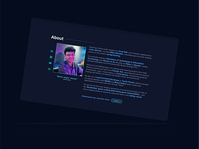 Portfolio design ( concept )