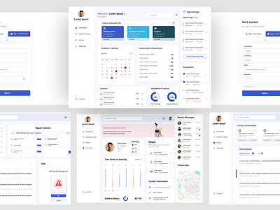 Student Portal Dashboard Web App Design UIUX dashboard dashboard design portal student portal design web app web app design web application