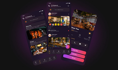 Restaurant & Event Managmenet App UI app branding event figma graphic design management mobile app restaurant ui ux