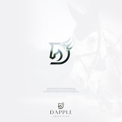 Dapple Equestrian branding design graphic design icon illustration logo mark vector