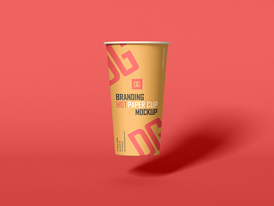 Free Paper Cup Mockup packaging mockup