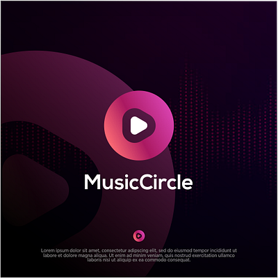 Logo Music minimalist logo
