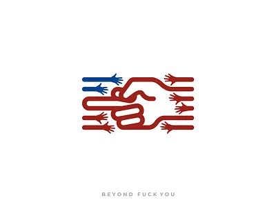 Beyond Fuck You america american app apparel art branding design elections flags freedom graphic design illustration logo peace podcast politics vote