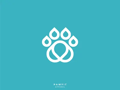 Pawfit Apparel apparel branding design graphic design gym illustration logo running sport sportwear woman yoga