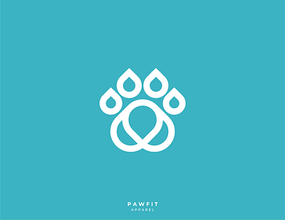 Pawfit Apparel apparel branding design graphic design gym illustration logo running sport sportwear woman yoga