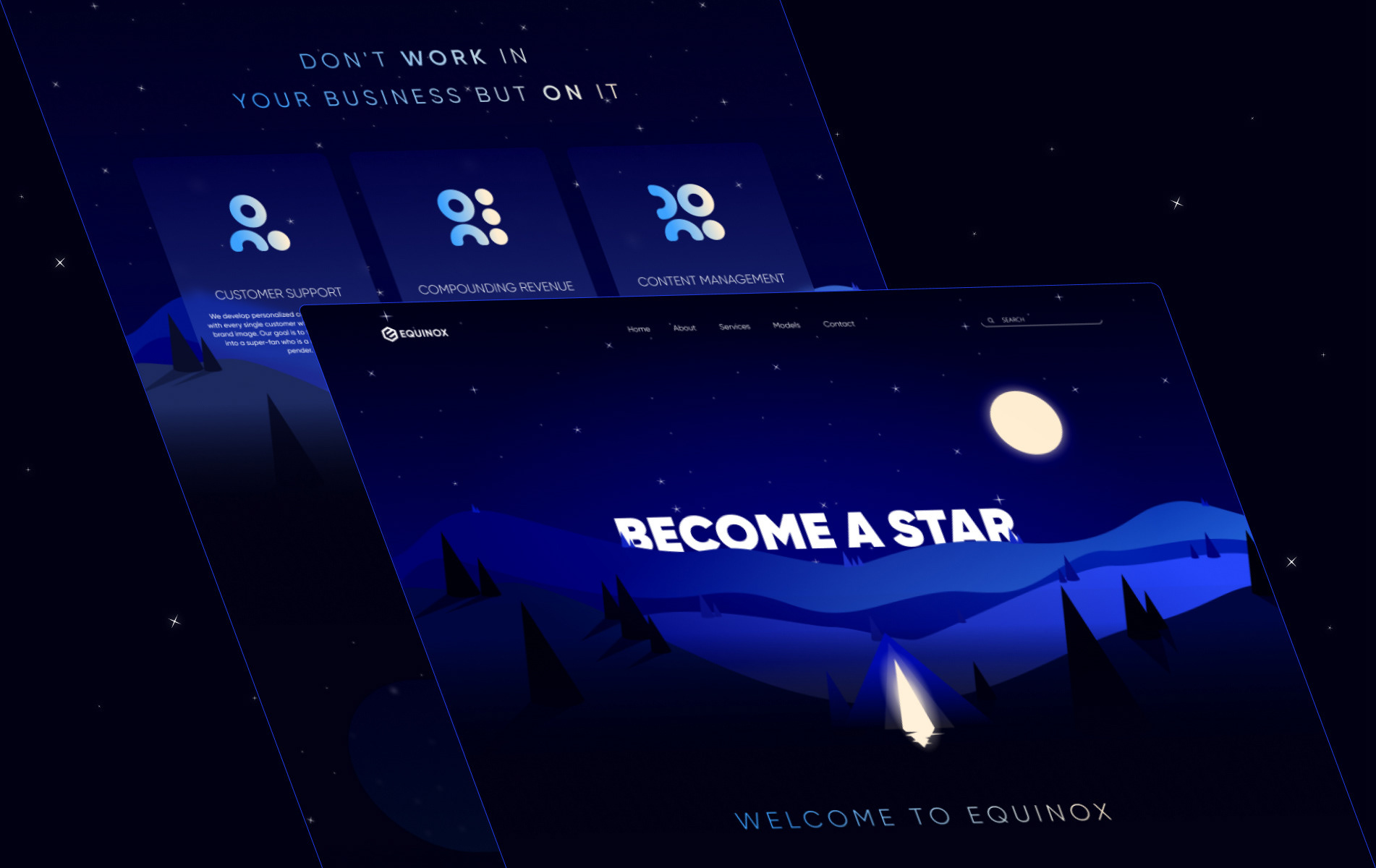 Example of Landing Page Design (Branding & UI/UX)