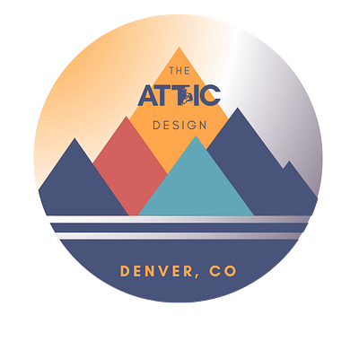 The_Attic_Designs Logo adobe illustrator art branding canva color design graphic design illustration logo personal