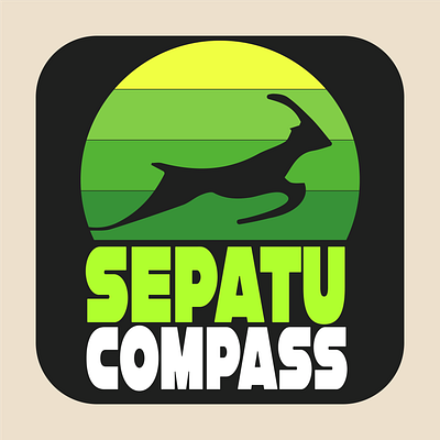 Sepatu Compass app art branding design drawing faelpt graphic design illustration logo retro typography ui ux vector