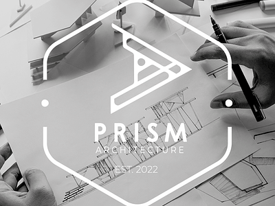 Prism Architecture 3d animation app architecture branding construction design drawing graphic design illustration logo motion graphics typography ui ux vector