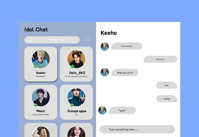 013 chat dailyui design feedback kpop ui uiux ux