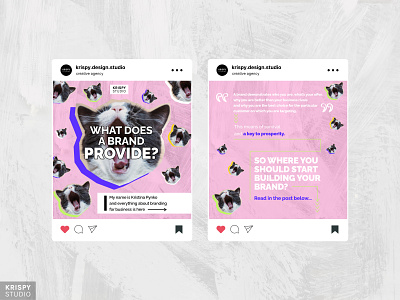 Instagram Post for business founder banners branding cover graphic design instagram post social media ui visual