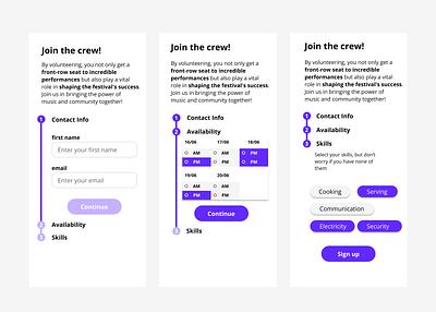 Daily design #1: Sign up form mobile ui