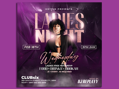 Night Club Flyer Template rnb