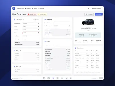 Car Dealer Portal app car dealer dealership design product ui ux vehicle web app