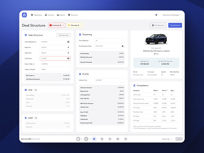 Car Dealer Portal app car dealer dealership design product ui ux vehicle web app