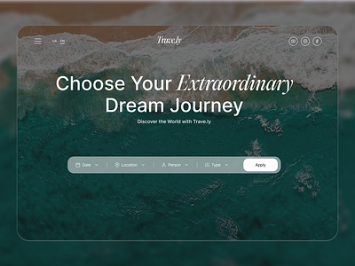 Travel Agency Website design journey travel travel agency ui design website