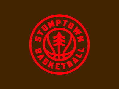 Stumptown Basketball badge badge design basketball brand branding crest design logo logo design mark nba nike oregon portland rebrand sports
