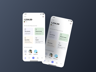 Banking app design app design banking design ex figma home landing page payment ui uiux design user interface ux