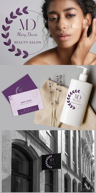 Logo for Beauty Salon design logo graphic design illustration logo