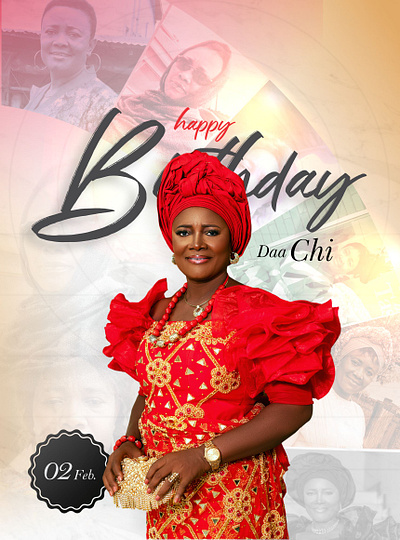 BDay design graphic design