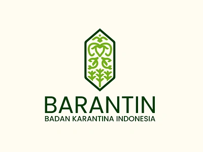 BARANTIN Logo badan karantina indonesia barantin branding design graphic design logo mockup movagraphics