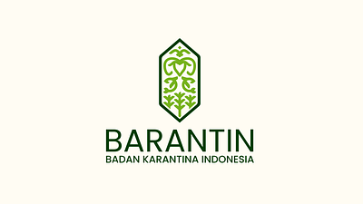 BARANTIN Logo badan karantina indonesia barantin branding design graphic design logo mockup movagraphics