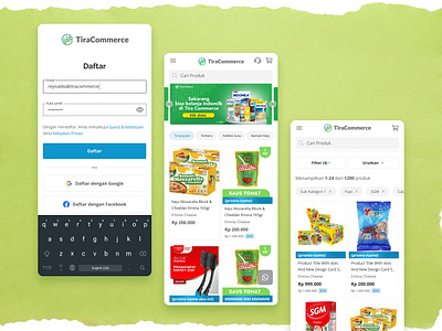 Tiracommerce.com - Webstore Portofolio ecommerce ui webstore