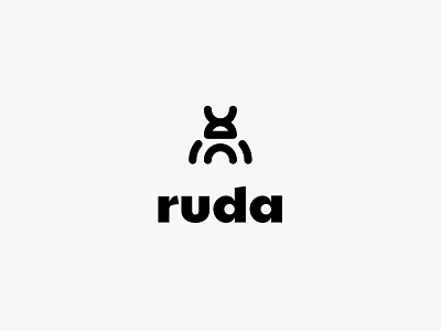 ruda animal branding bug kid logo minimalist playground simple