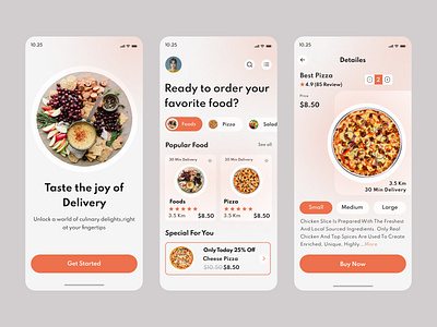 Food Order Mobile App apps design figma graphic design mobile apps design ui uiux