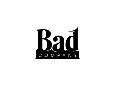 BadCo logo badcompany company logo logotype serif vector