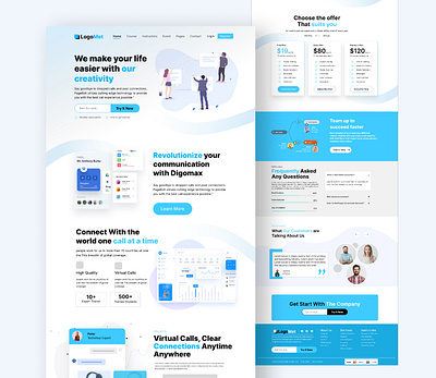 Professional Website Design free landing page figma