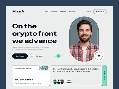 Advance - website design home home page homepage landing landing page landingpage site uidesign uiux userinterface uxui web design web page web site webdesign webpage website