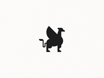 Griffin (Symbol) animal branding design graphic design griffin icon illustration logo myth