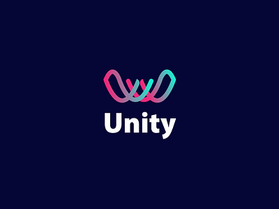 Unity Logo Design logo branding logo business logo business design logo clothing logo design logo design colorful logo design u concept logo design unity logo gradient logo graphics logo idenatity logo identity logo mark u concept logo u concept logo unity logo w concept logo walpeper