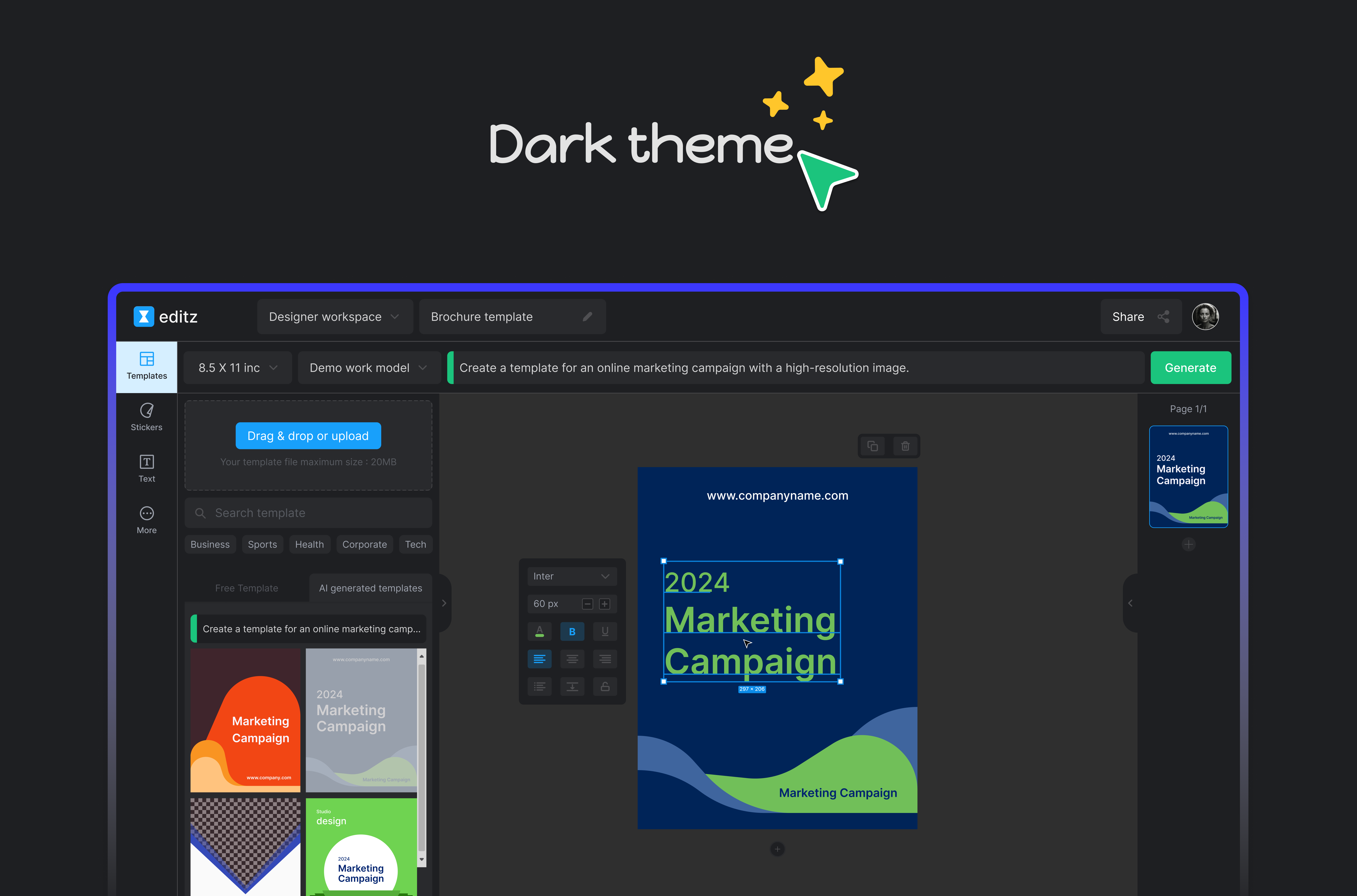 AI generated templates concept by Sandeep K Udayan on Dribbble