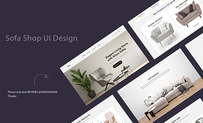 Elevate your comfort with Sofa Shop! branding design digitalcraftsman ui uiuxdesigner ux